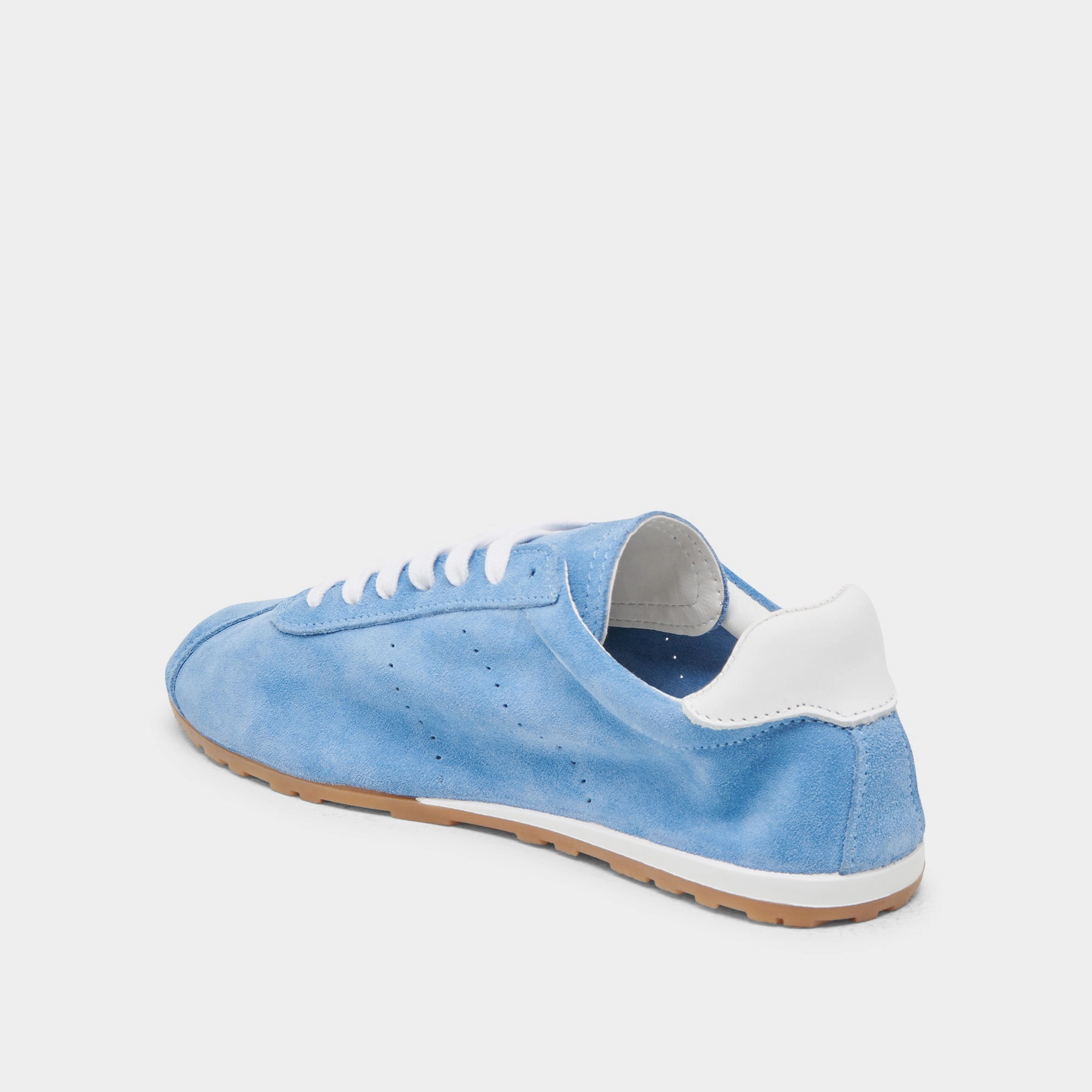 Sneakers With A Wide Toe Box SERINA SNEAKERS BLUE SUEDE