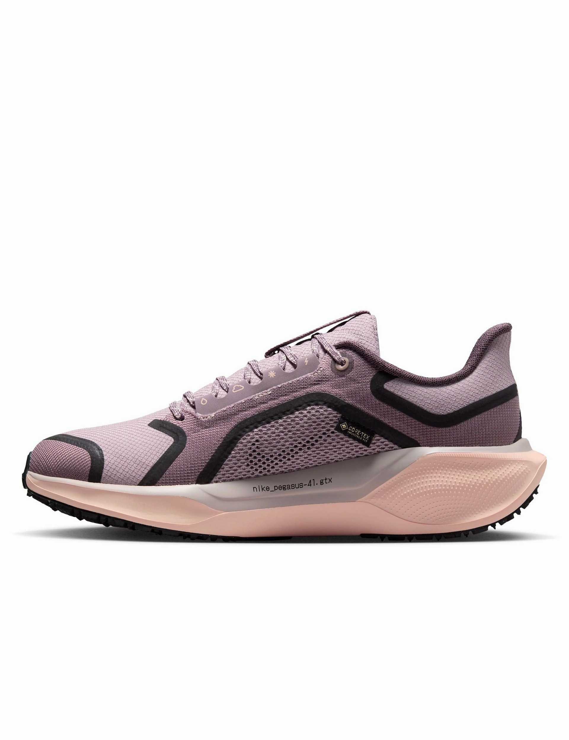 Nike Zoom Rival Track Shoes Pegasus 41 Gore-Tex Shoes - Platinum Violet/Black/Crimson Tint