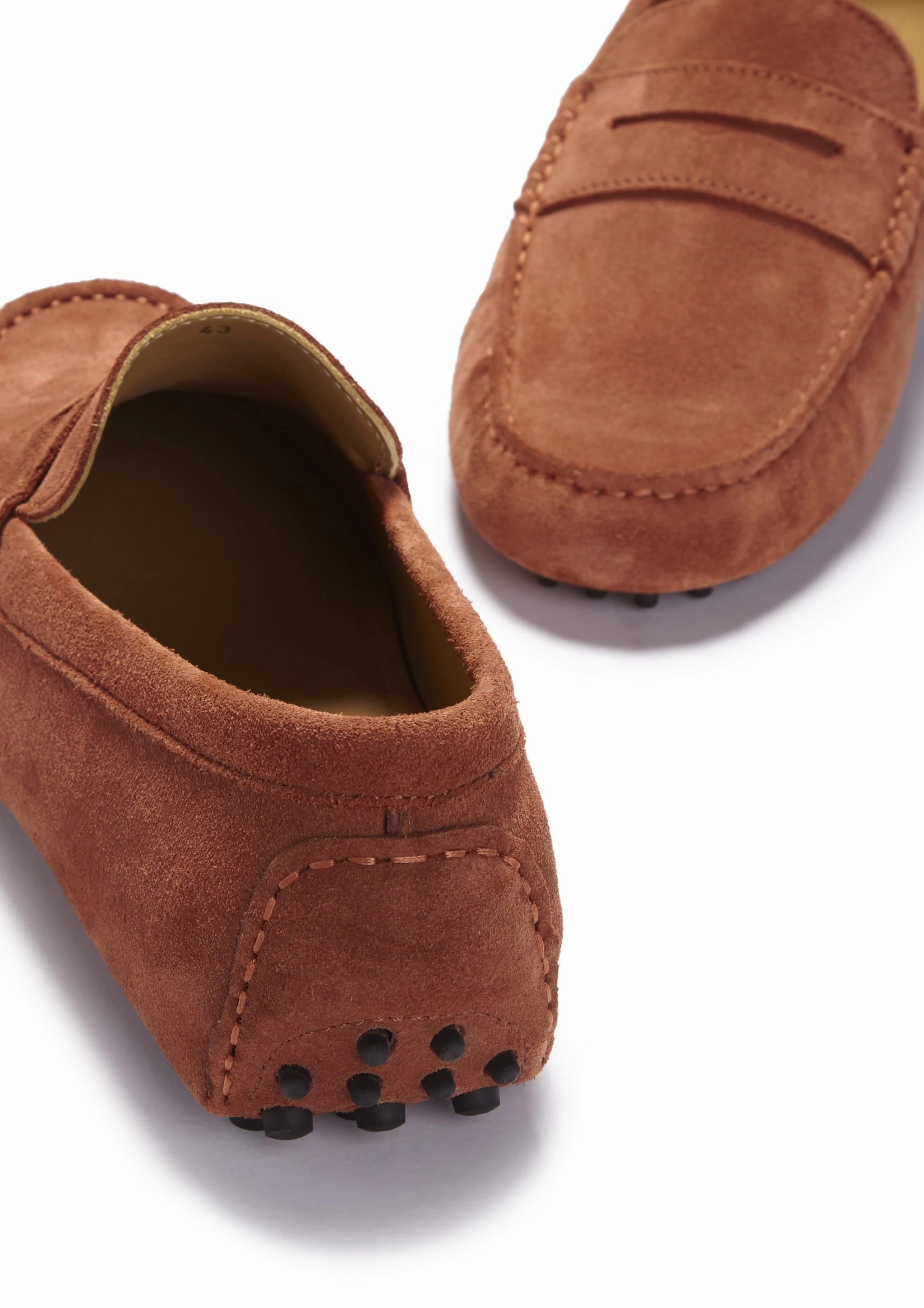 Penny Driving Loafers, rust suede Velasca Loafers