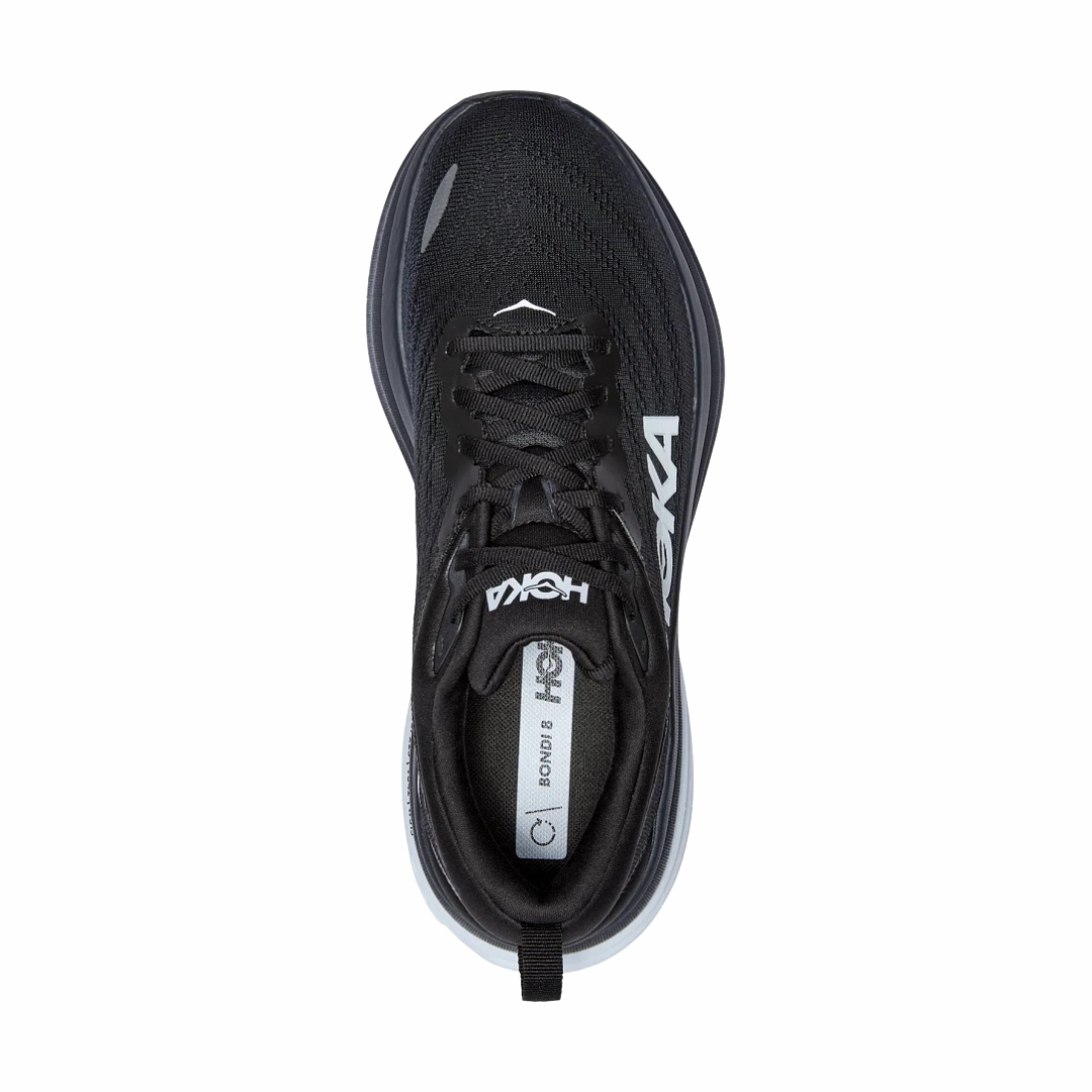 Best Shoes For Flat Feet Bondi 8 - Black/White (B).