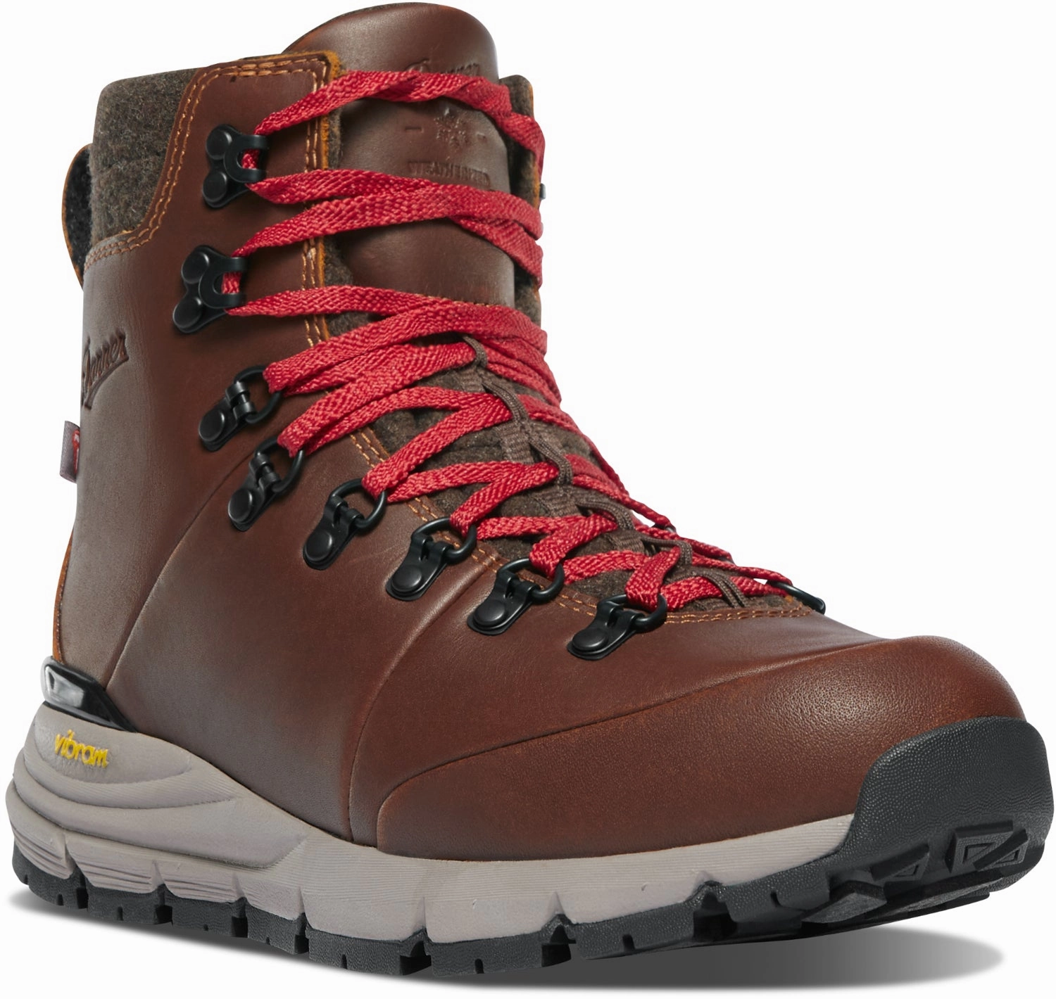 Danner Womens Arctic 600 Side-Zip 7in FG Roasted Pecan/Fired Brick Hiking Boots Shauna Coxsey Climbing