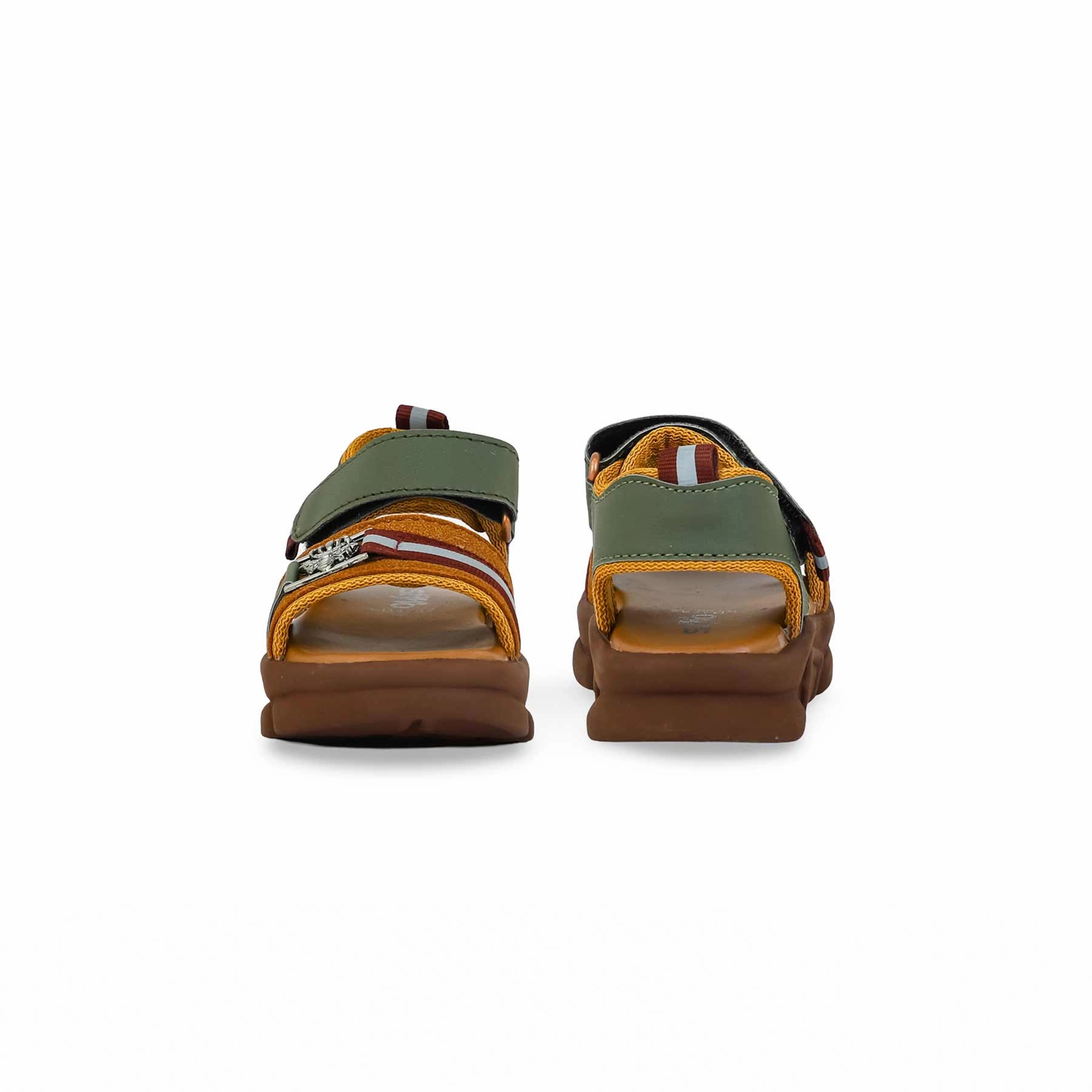 Most Comfortable Cushioned Sandals Boys Brown Formal Sandal KD4782