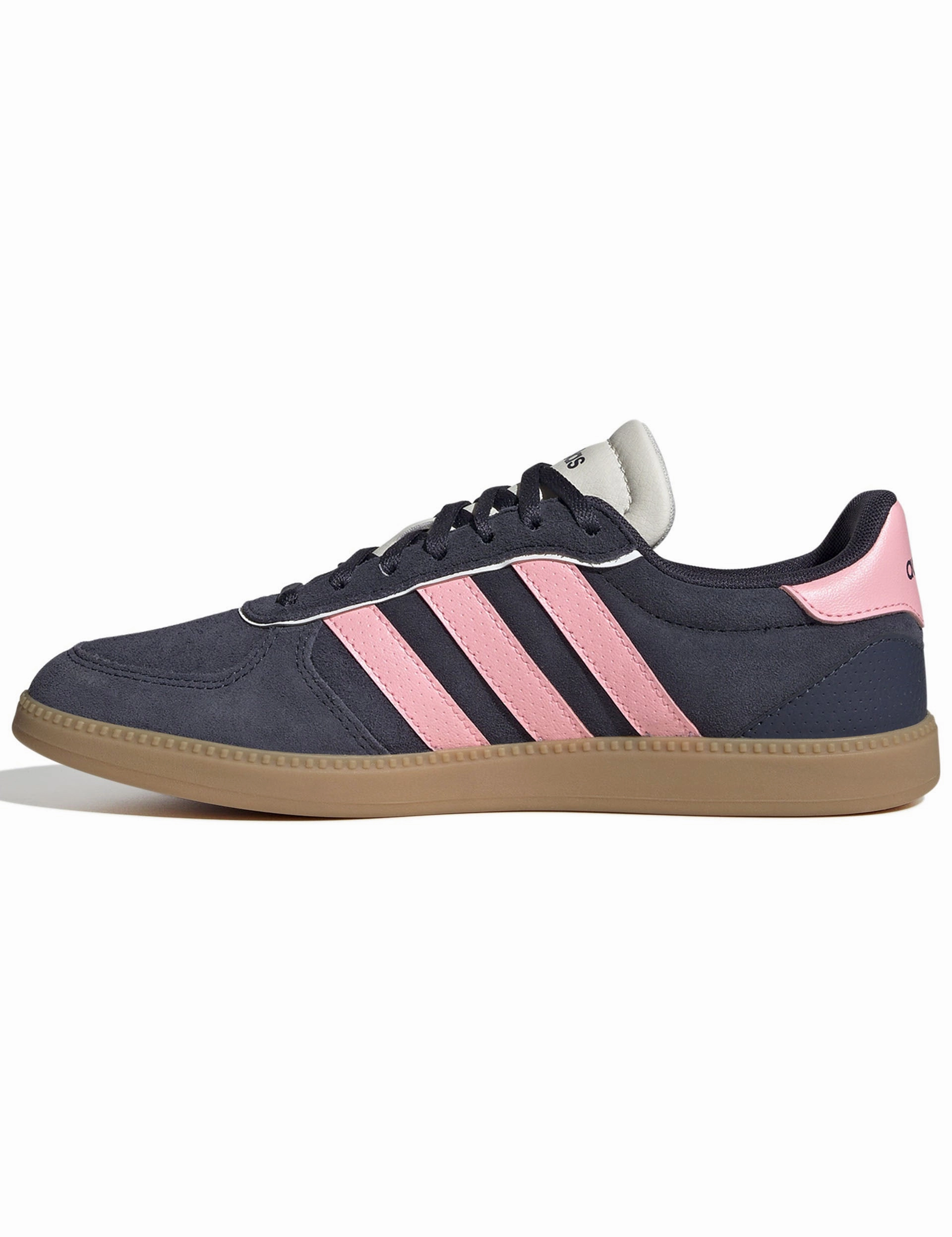 Breaknet Sleek Shoes - Shadow Navy/Pink Spark/Off White Adidas Recyclable Shoes