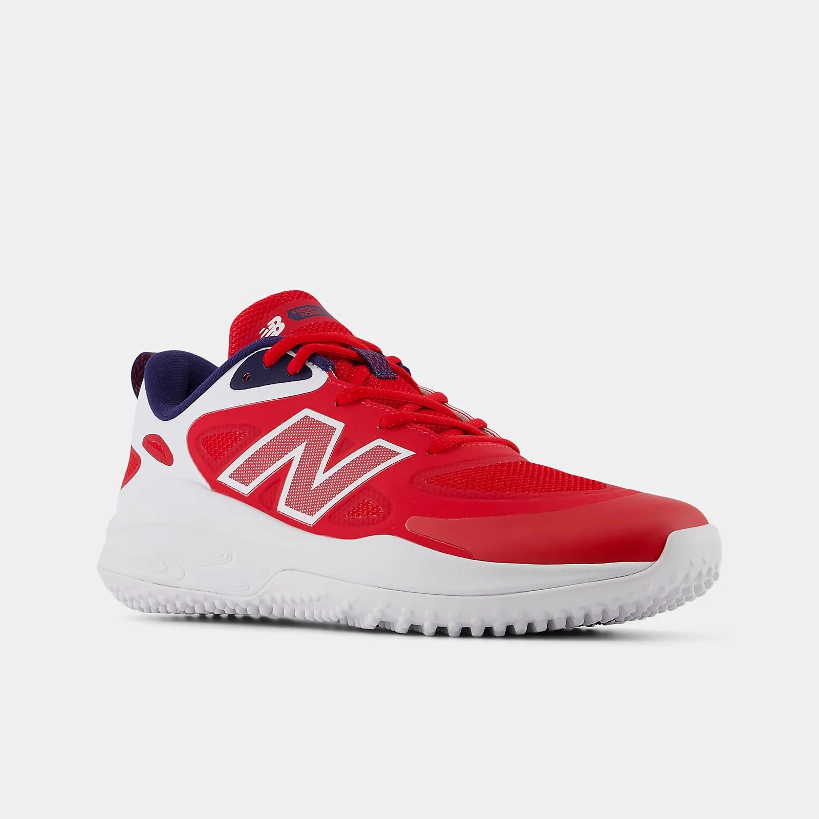 New Balance Women's Fresh Foam x Velo v4 Turf-Trainer Softball Shoes - Red/White/Navy STVELOU4