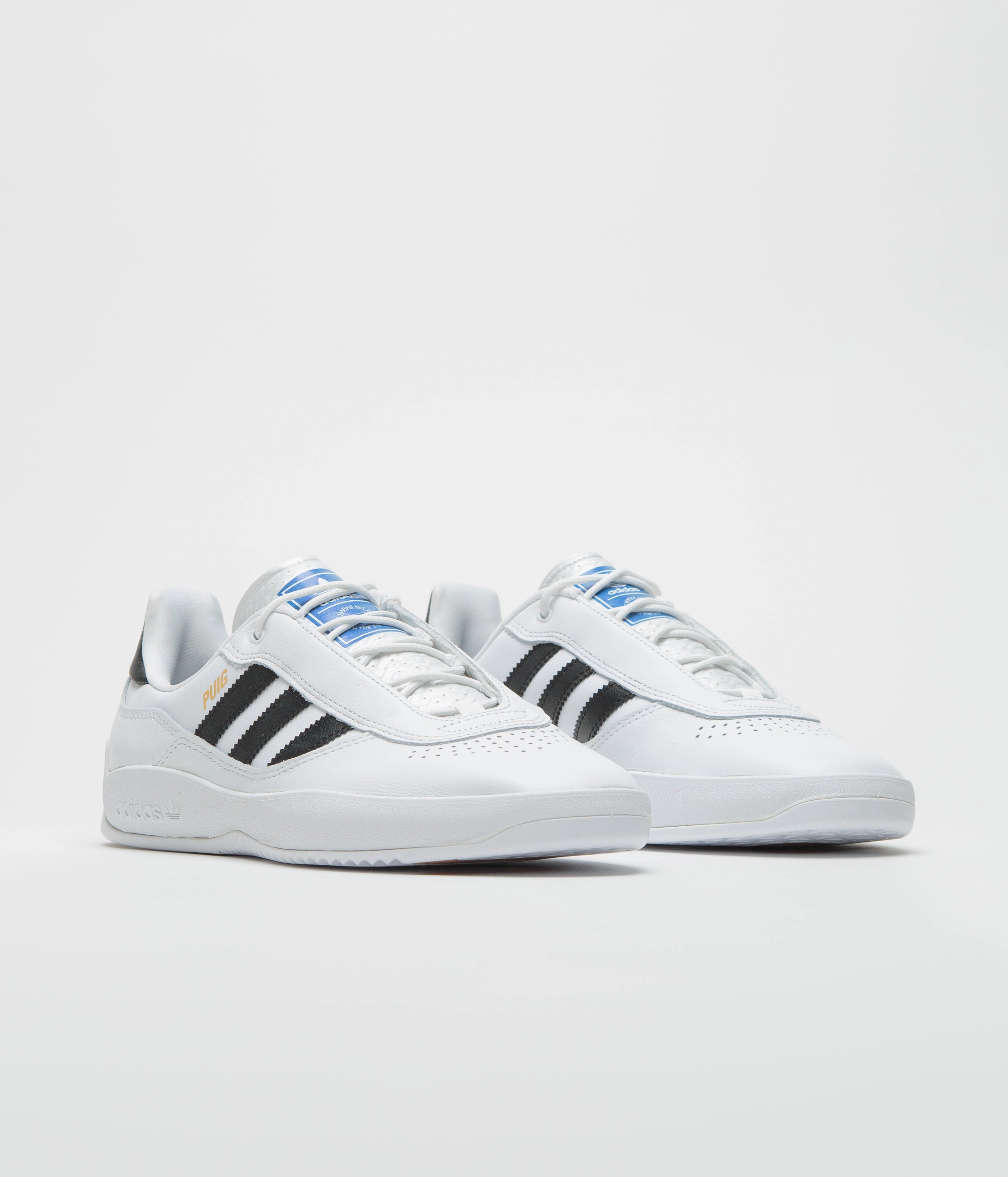 Adidas Puig Shoes - FTWR White / Core Black / Bluebird Adidas Football Shoes World Cup