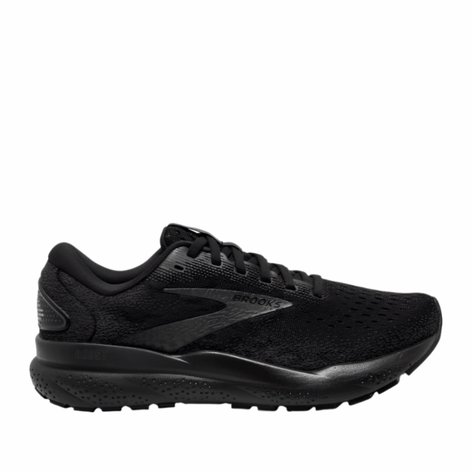 Brooks Women's Ghost 16 Running Shoes AW24 Black/Black/Ebony Vintage Training Shoes