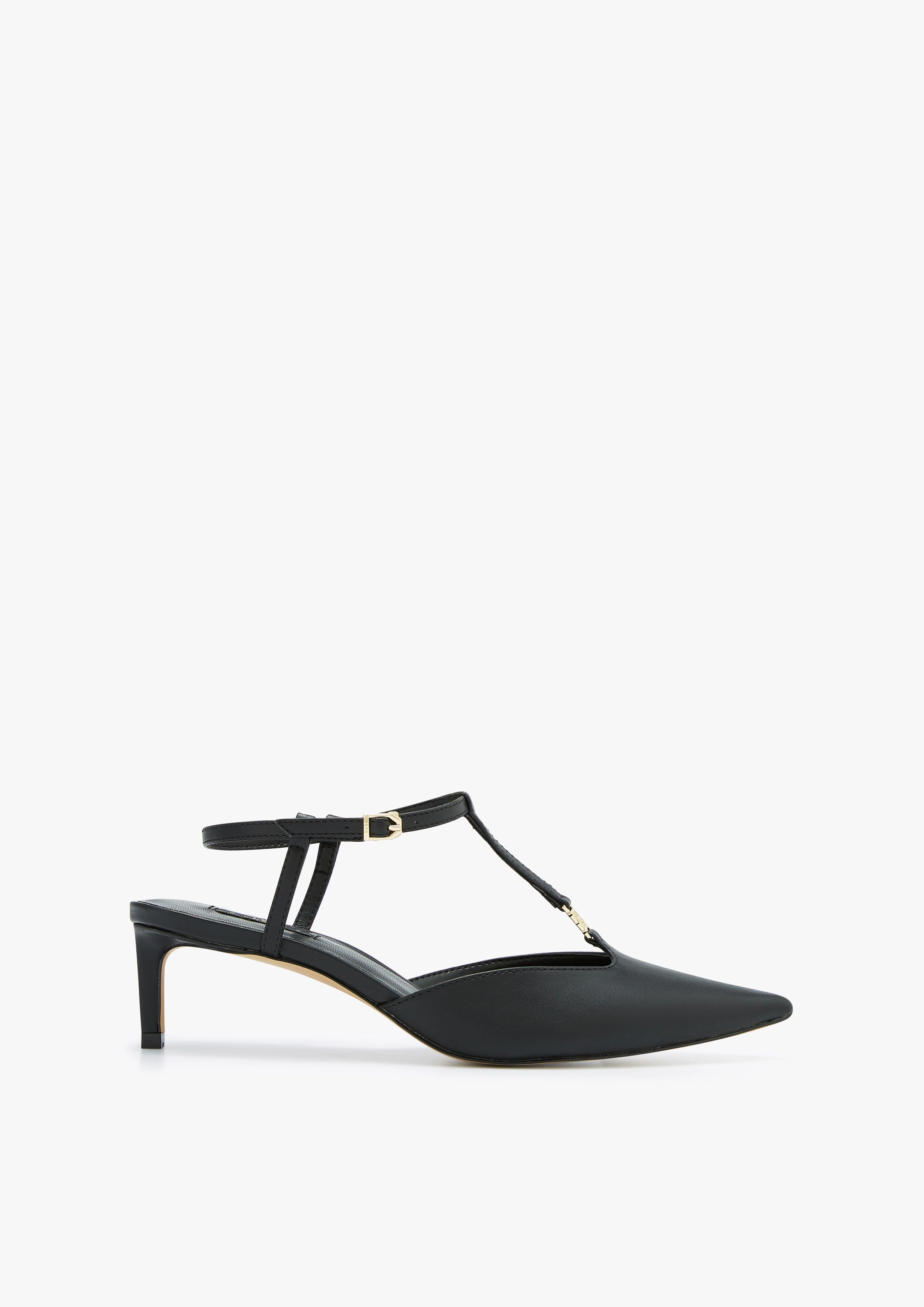 Cady Mid Heel Sandals Black 