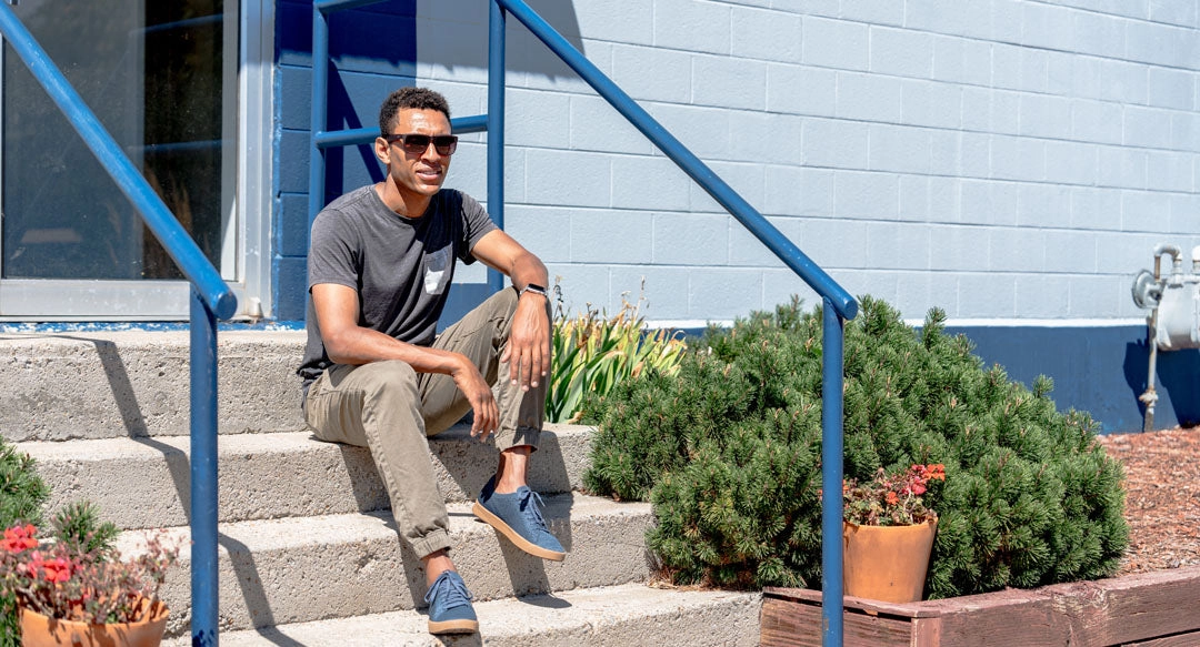 Cannon Knit M 2.0 Navy Ladies Fashion Sneakers