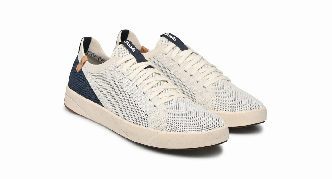 Cannon Knit M 2.0 White / Navy Memory Foam Sneakers