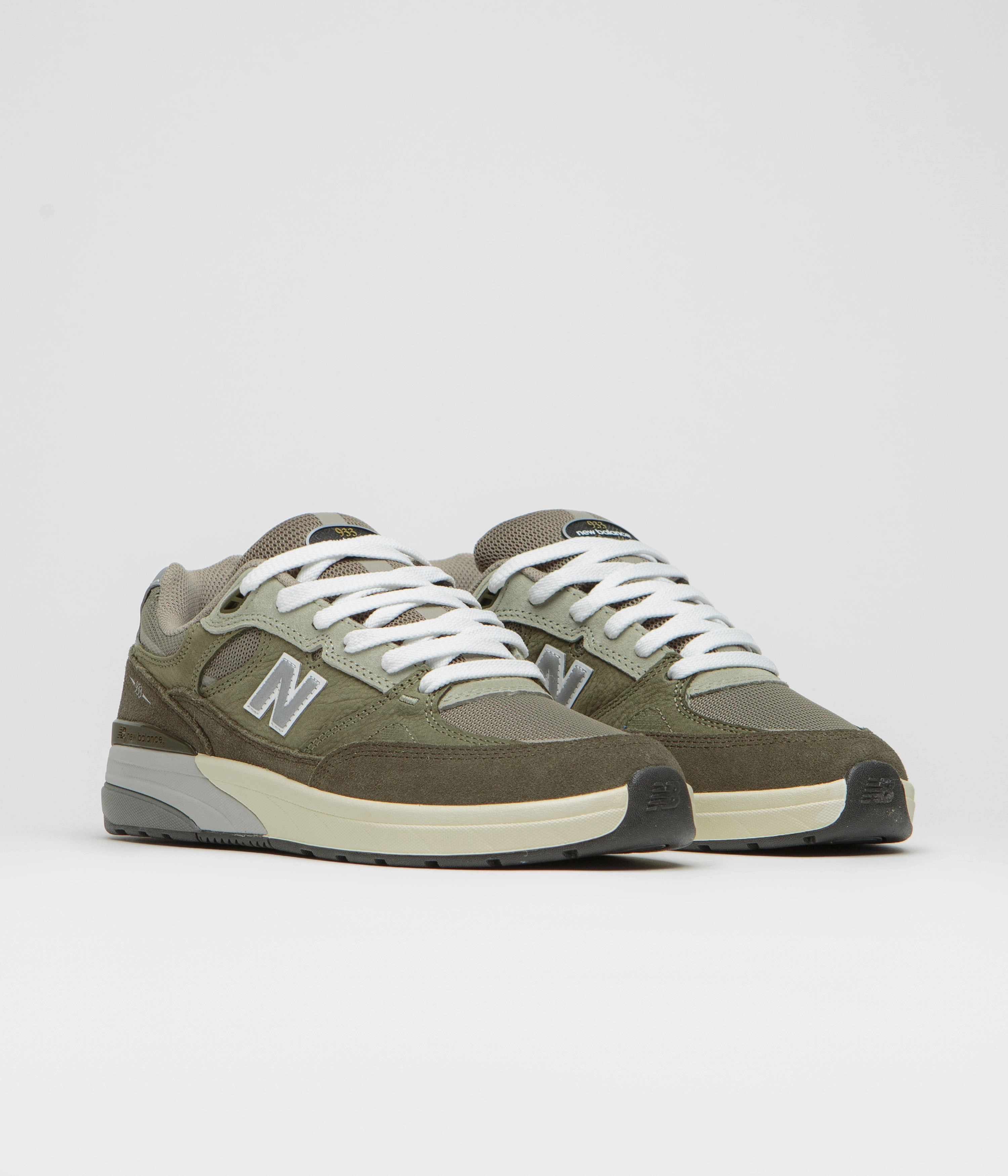 Returning New Balance New Balance Numeric 933 Andrew Reynolds Shoes - Olivine