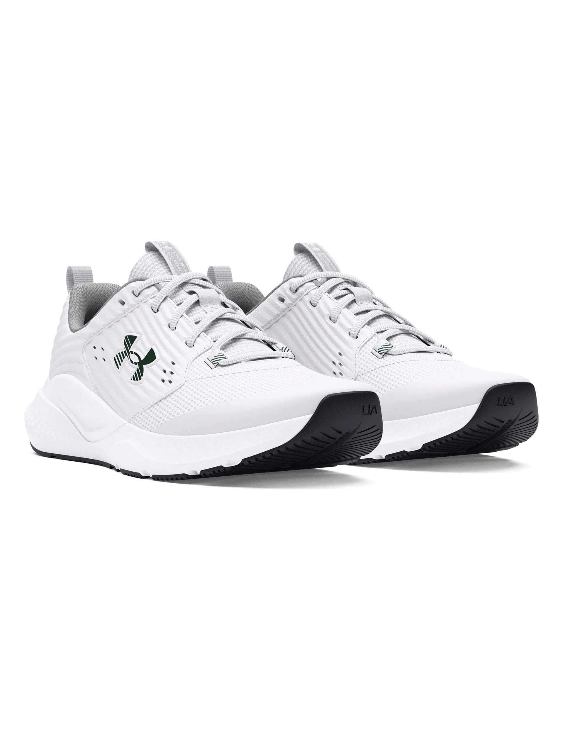 Charged Commit TR 4 - White/Mod Gray/Forest Green Barefoot Cross Training Shoes