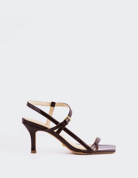 Sandals For Charmy Brown Naplack