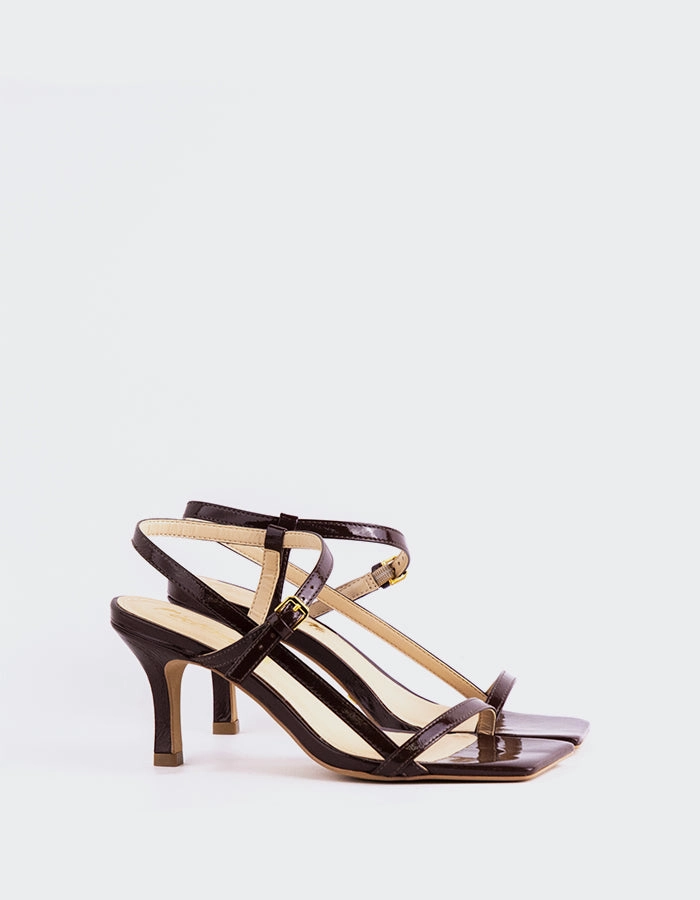 Charmy Brown Naplack Saint Lucia Sandals Grande