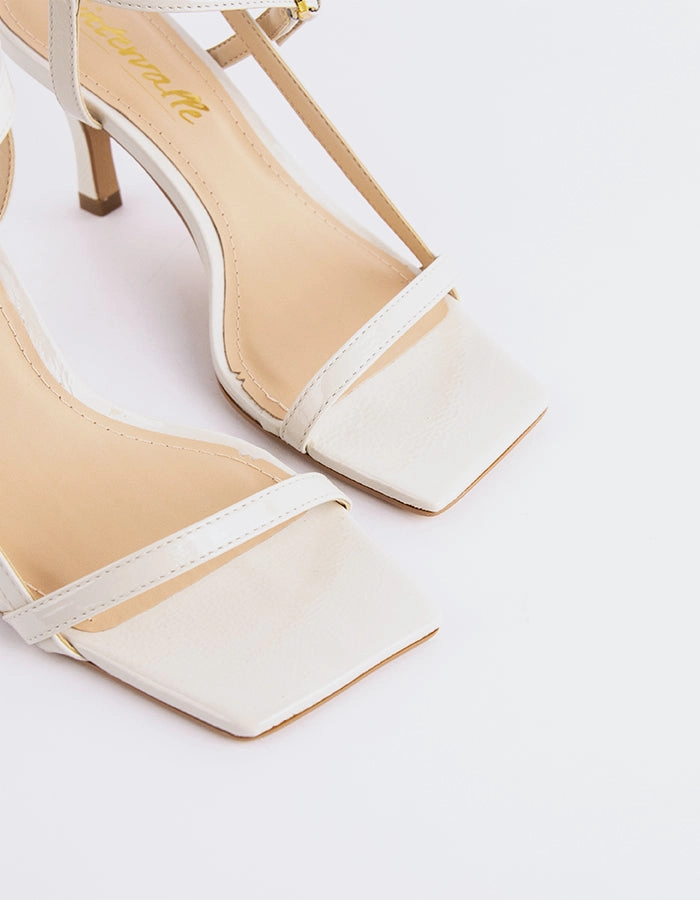 Wedge Comfortable Sandals Charmy Off White Naplack