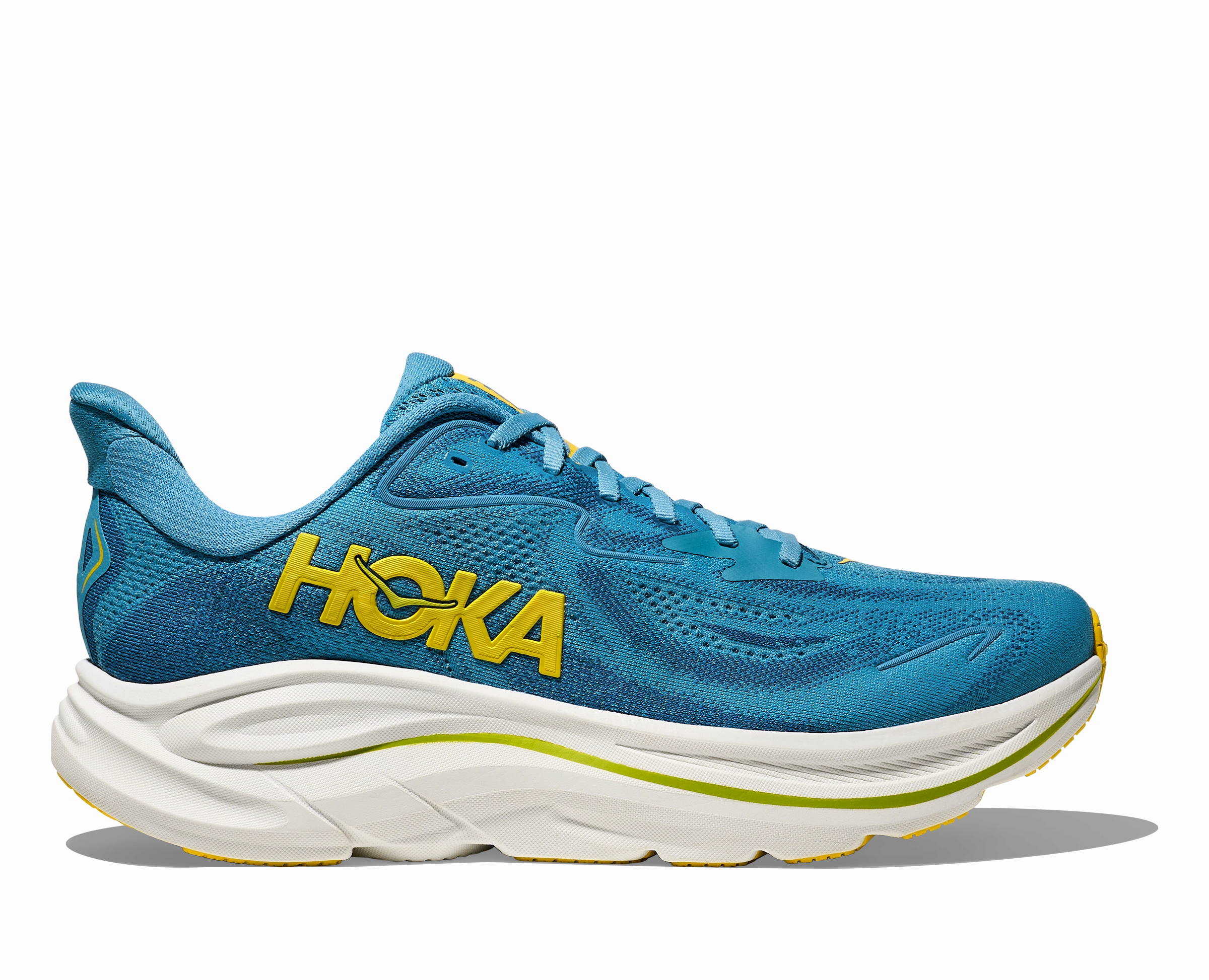 HOKA Men's Clifton 10 - ALPINE BLUE / FOGGY NIGHT Mid Top Running Shoes