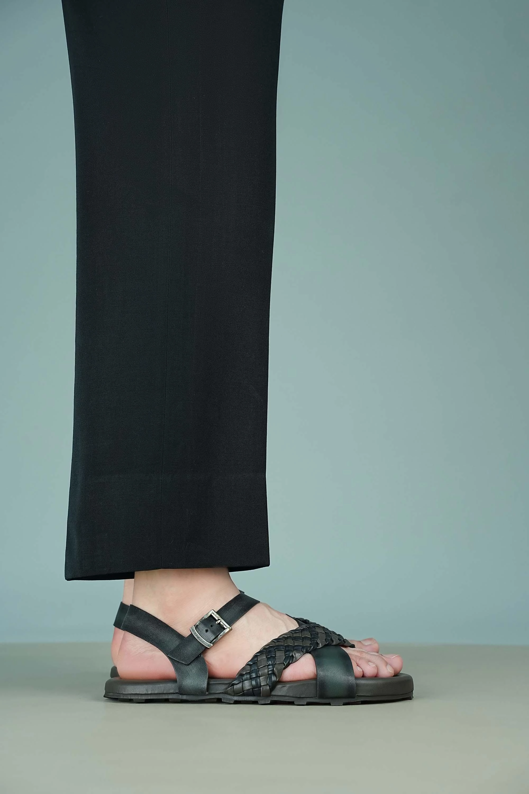 LOGO 7642 GRA Sandals With Toes Covered