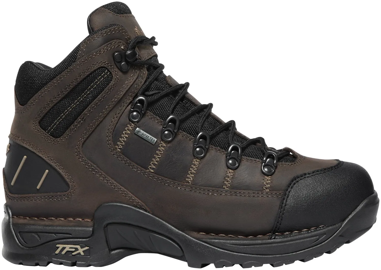 Danner Mens 453 Loam Brown/Chocolate Chip Leather Hiking Boots Clorts Hiking Shoes Reviews