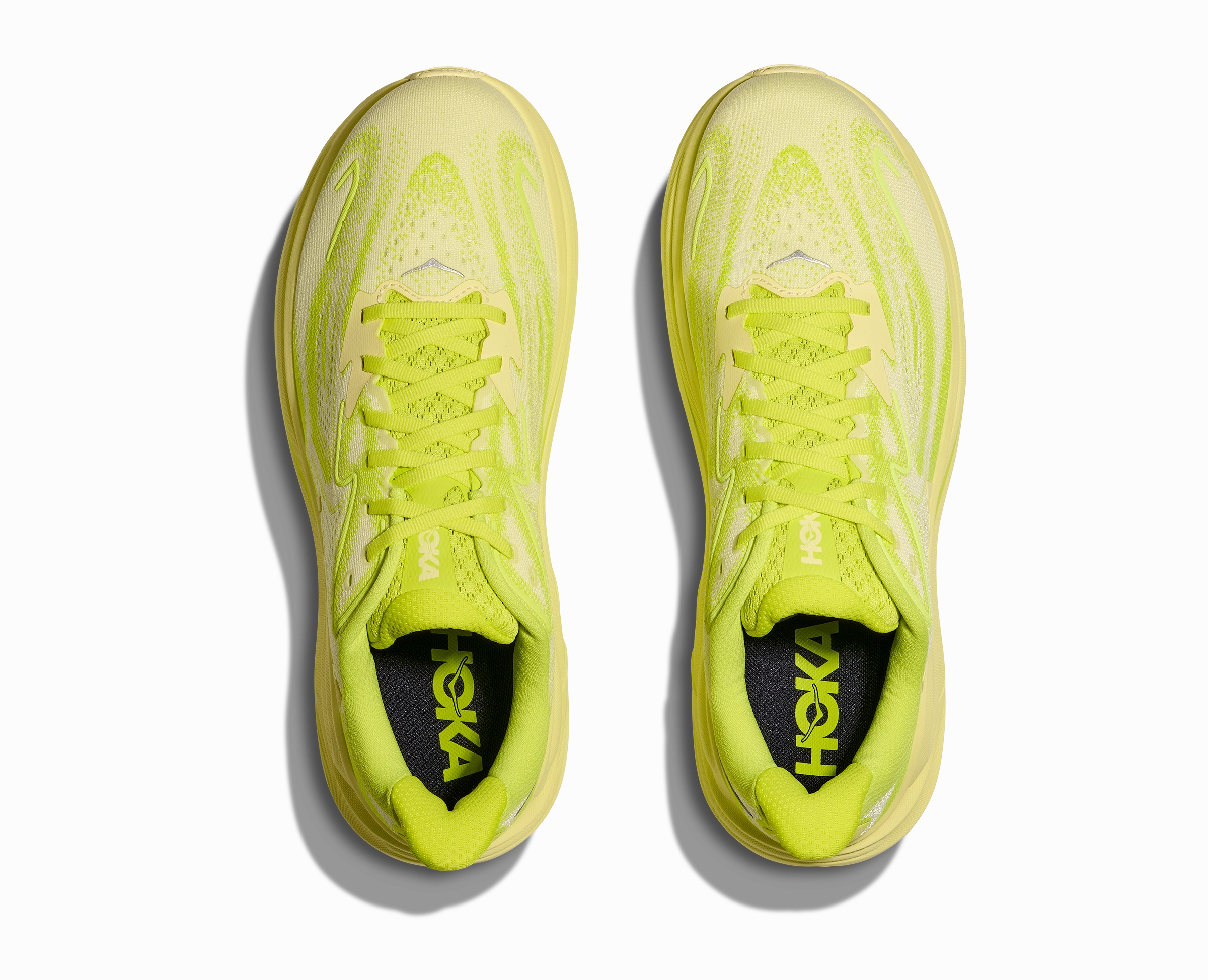 HOKA Men's Clifton 10 - NEON HOKA CITRUS / SUNLIGHT Shoes Vs