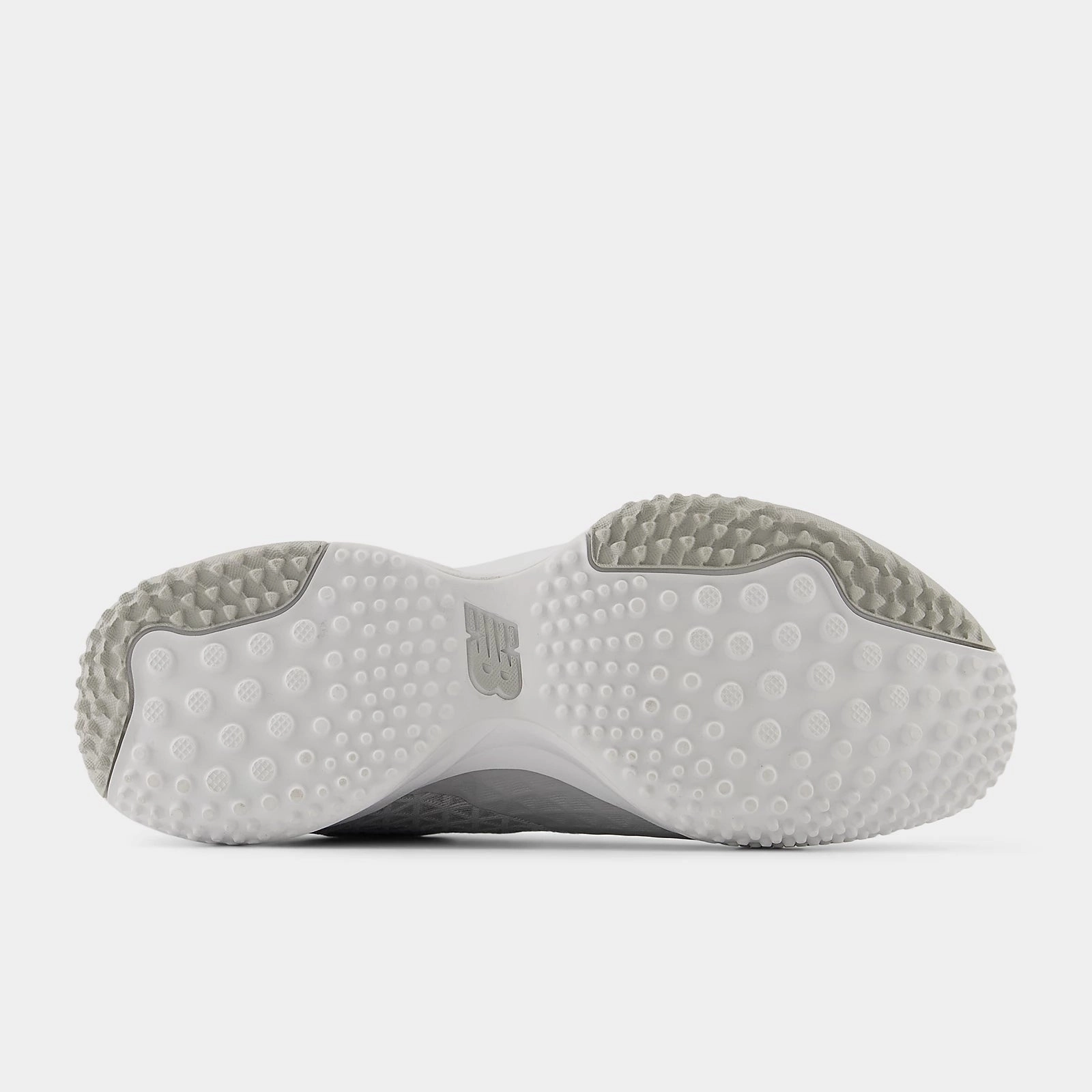 New Balance Men's Fuelcell 4040 v8 Turf Baseball Shoes - Grey/White - T4040TG8