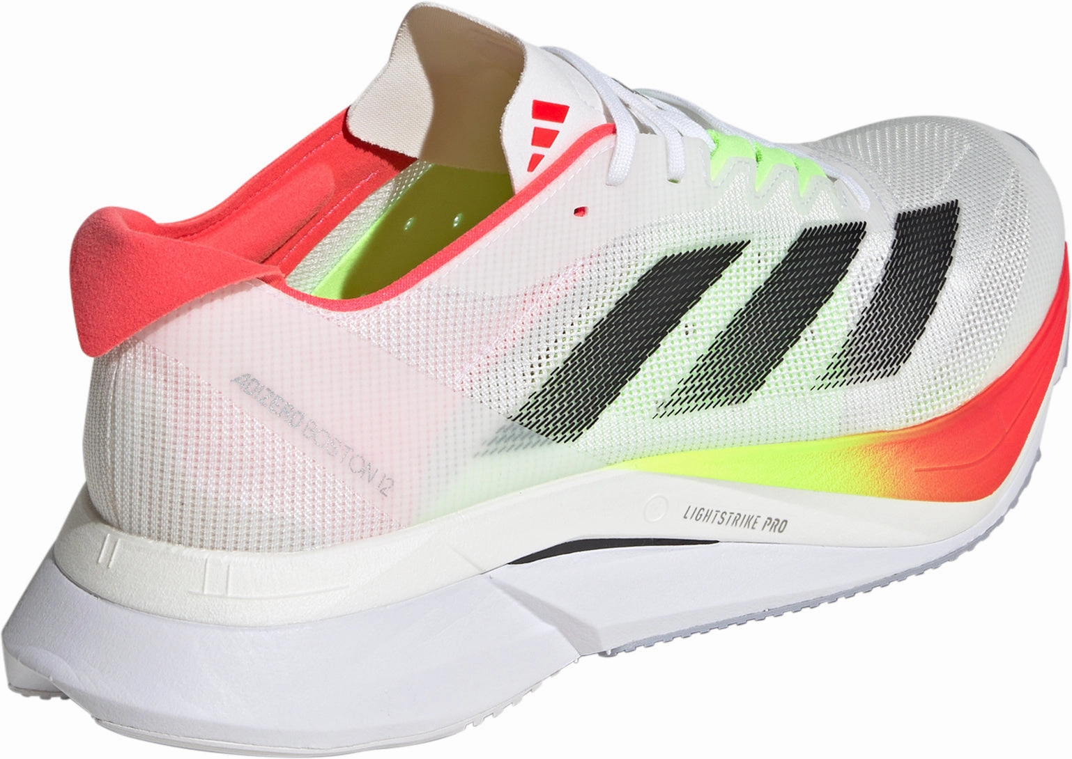 adidas Adizero Boston 12 Mens Running Shoes - White Cross Training Shoes Meaning
