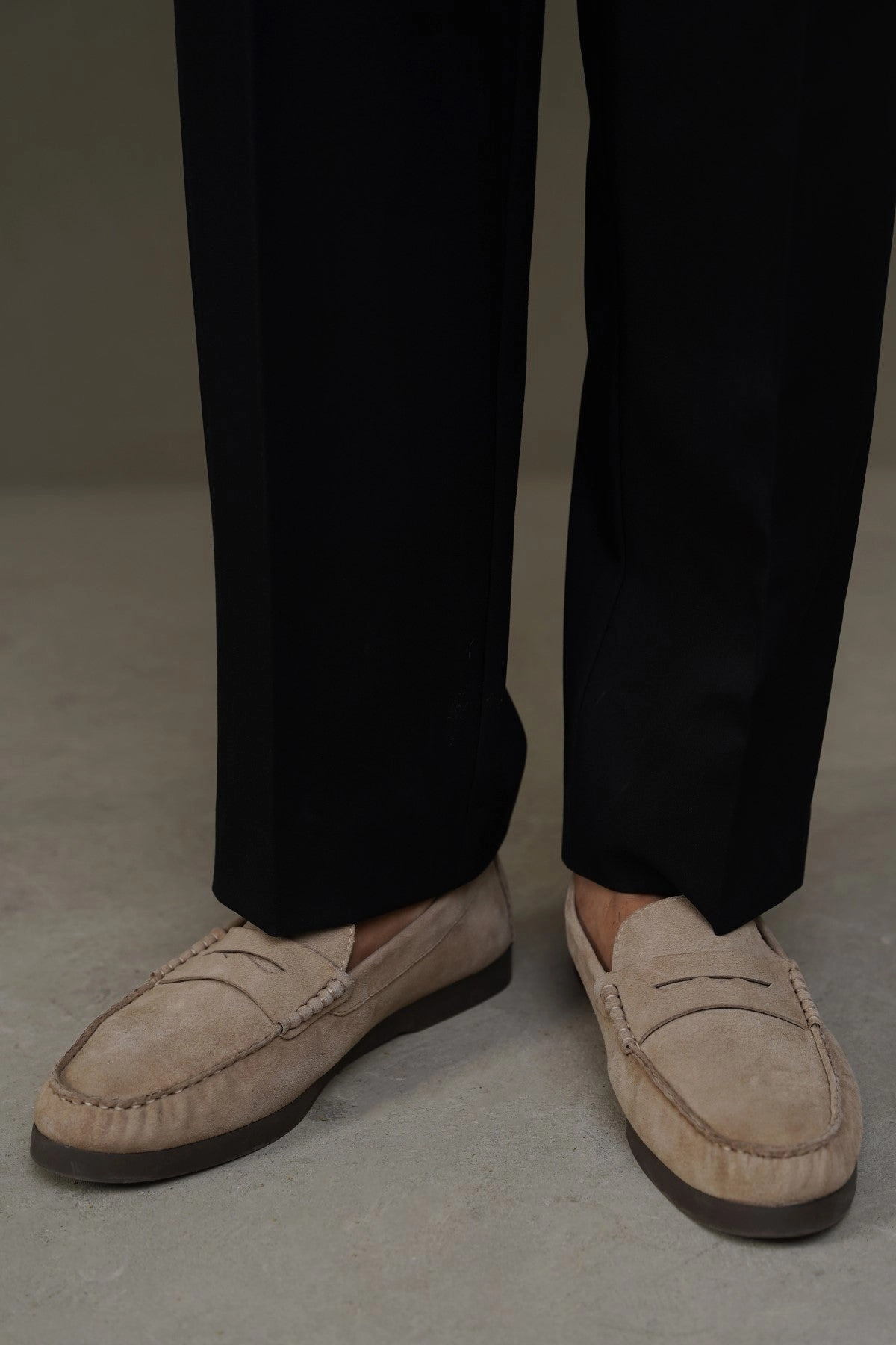 GOAT SUEDE LEATHER LOAFERS Loafers At Walmart