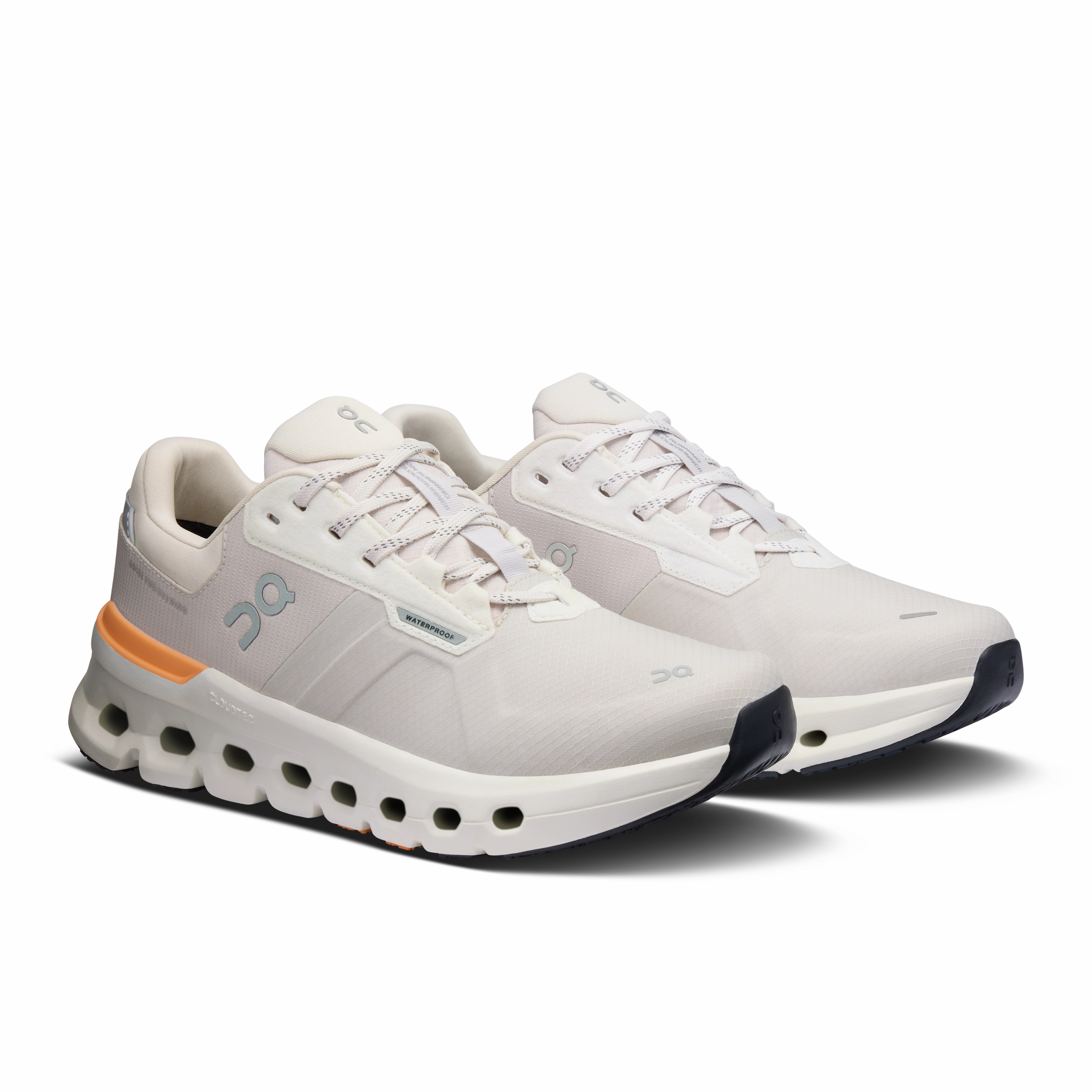 On Running Women's Cloudrunner 2 Waterproof Shoes - Wolf / Tangerine Best Minimalist Running Shoes