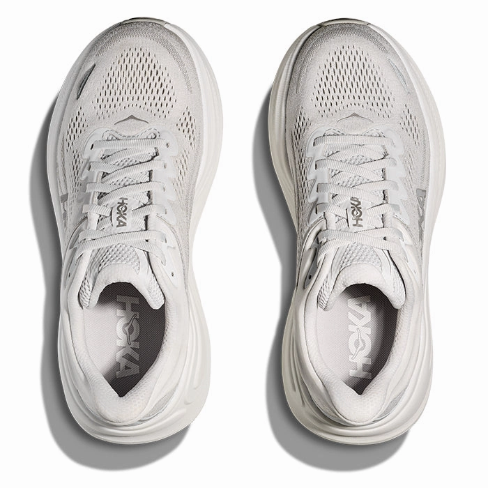 Top Rated Shoes Womens Hoka Bondi 9 Wide in Stardust/Silver