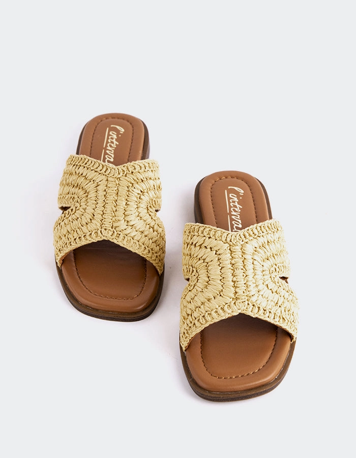 Born Sandals Sammie Natural Raffia