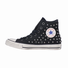 Converse Distressed con Borchie 160958C black Spray Paint Sneakers