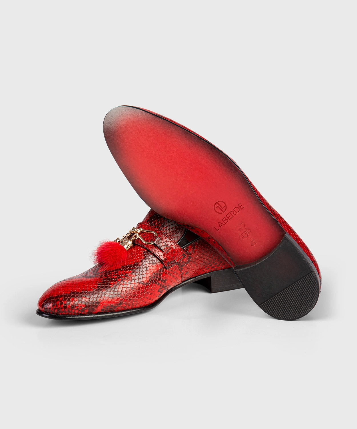 Crocodile Pattern Loafer Crochet Loafers