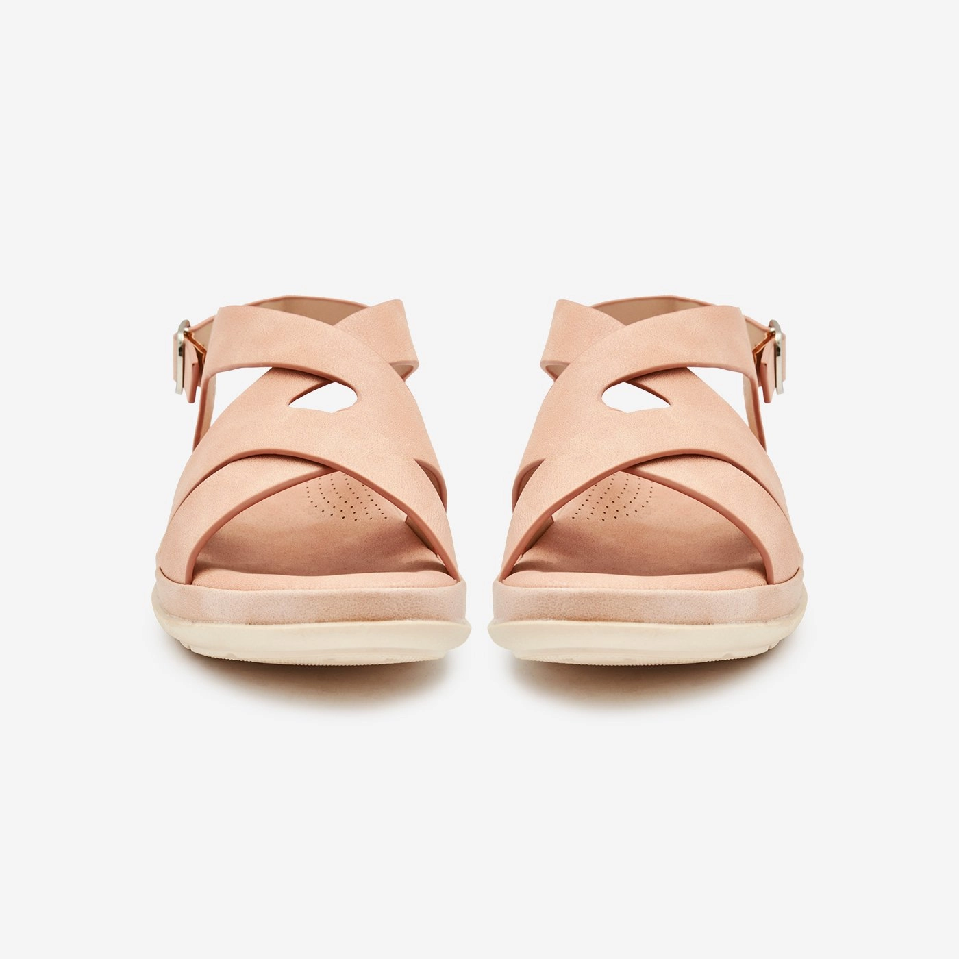 Cushioned Ladies Sandals Width Heeled Sandals