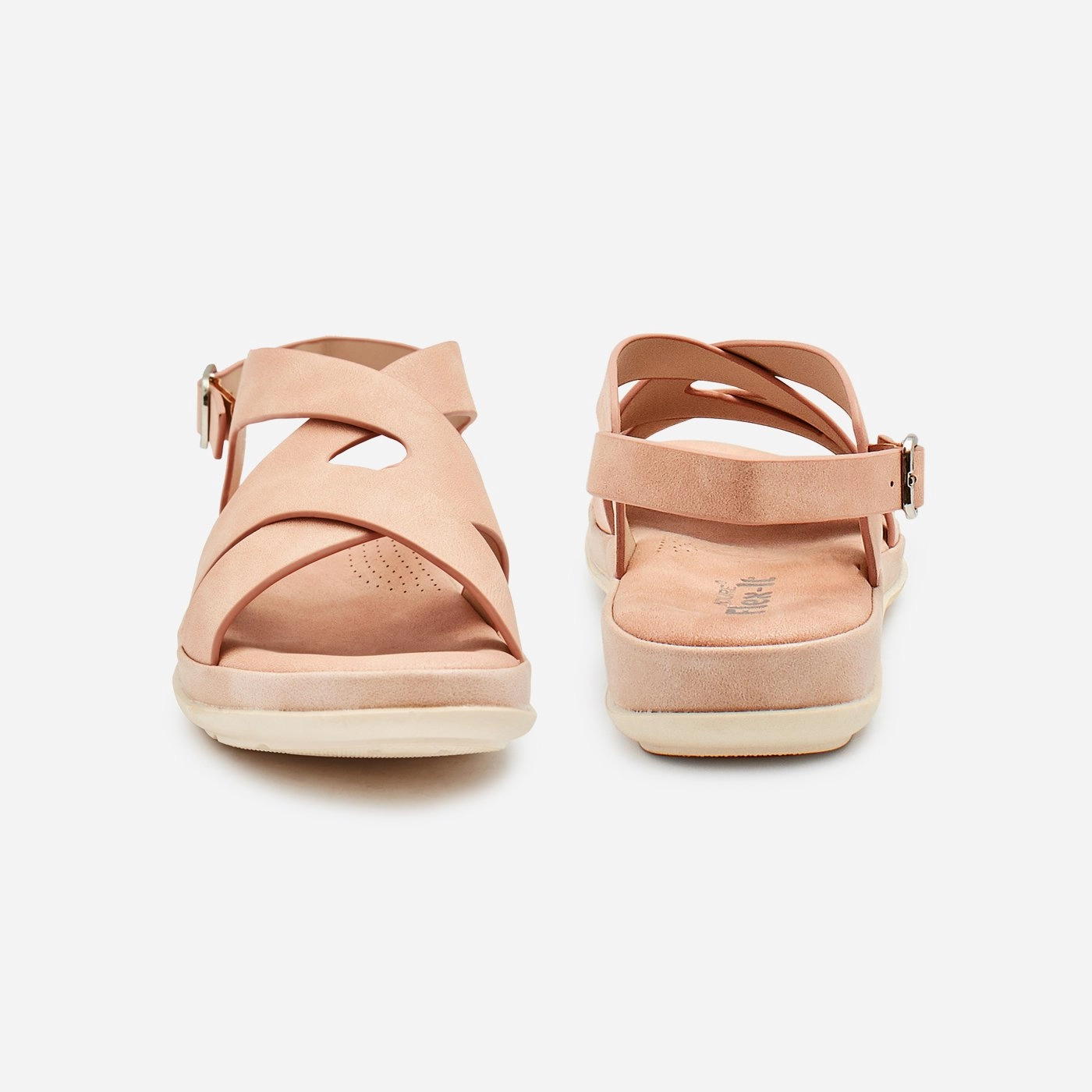 Straw Platform Sandals Cushioned Ladies Sandals