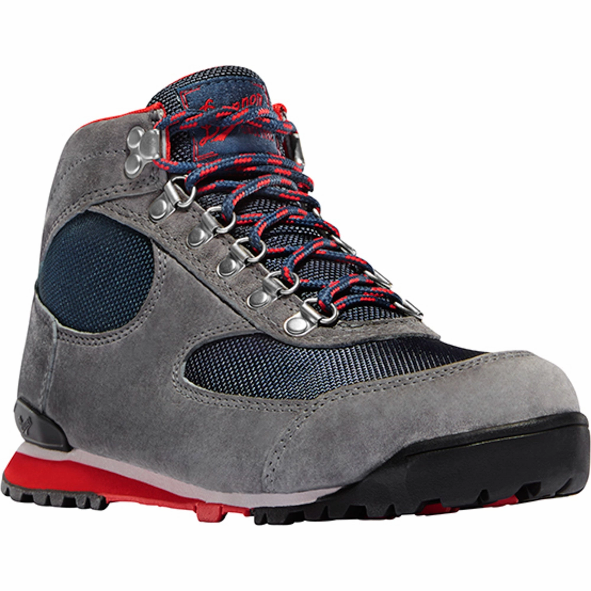 Top Rated Hiking Shoes Danner Jag Womens Steel Gray/Blue Wing Teal Suede WP Hiking Boots 37356