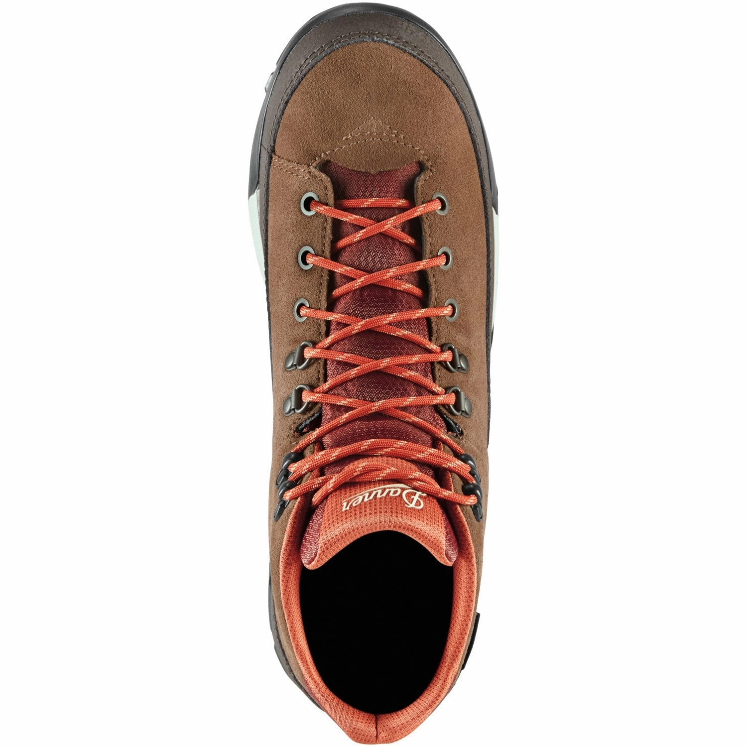 Danner Mens Panorama Mid Pinecone Brown/Bossa Nova Suede Hiking Boots Vegetarian Hiking Shoes