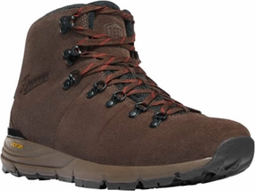 Danner Mountain 600 Mens Java/Bossa Nova Suede 4.5in WP Hiking Boots Hiking Shoes With Toe Protection