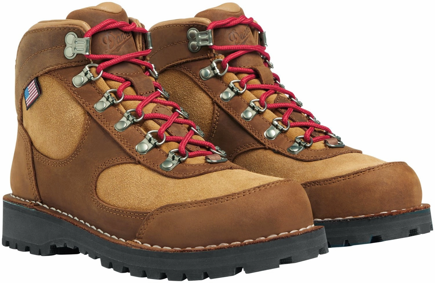Trail Running Shoes As Hiking Shoes Danner Womens Cascade Crest GTX Grizzly Brown/Rhodo Red Leather Hiking Boots