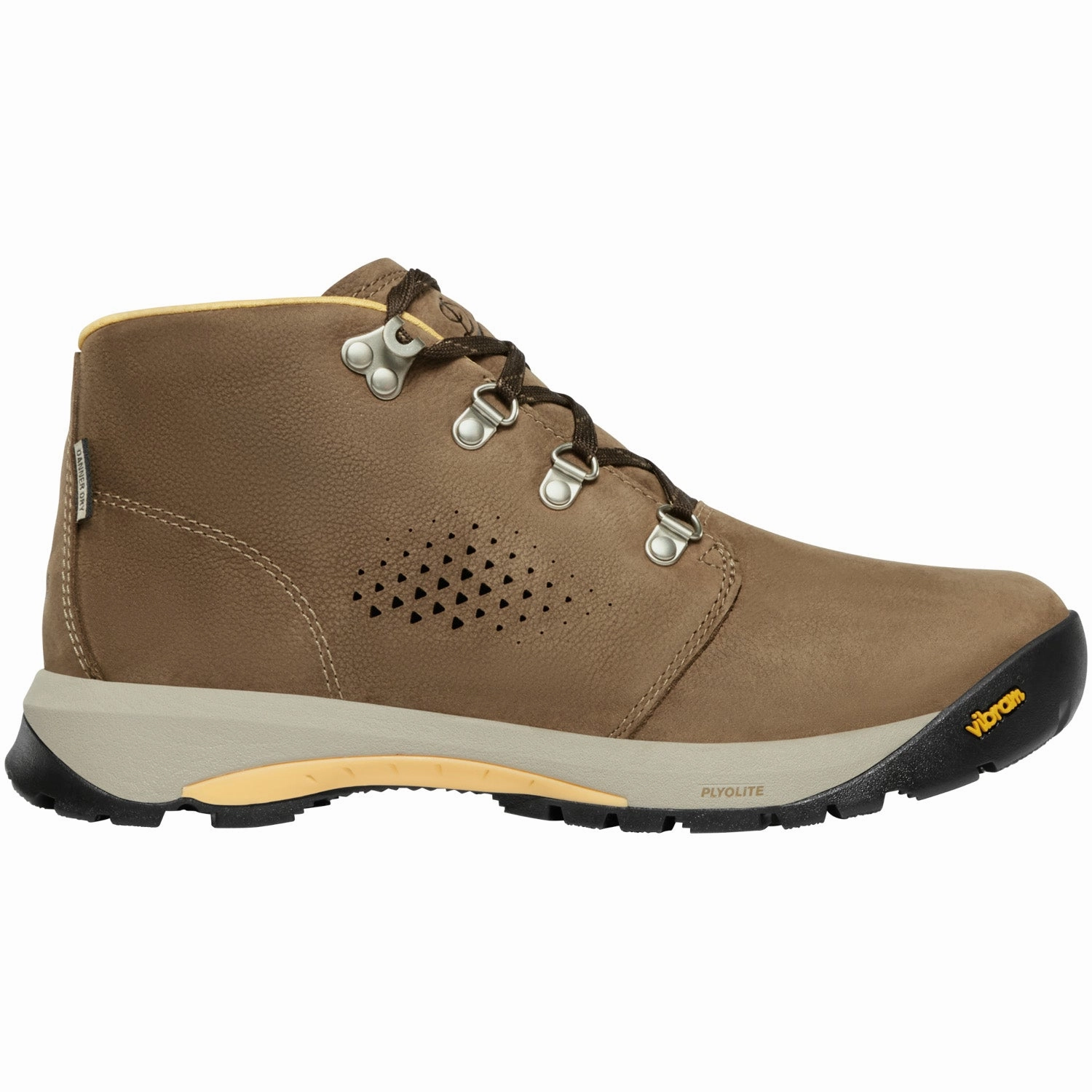 Boa Hiking Shoes Danner Womens Inquire Chukka Kangaroo Brown/Coffee Bean Suede Hiking Boots