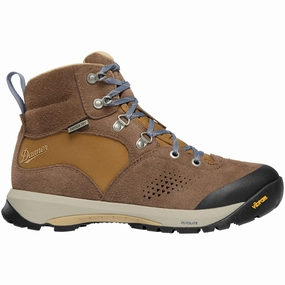 Best Beach Hiking Shoes Danner Womens Inquire Mid Pinecone Brown/Prairie Sand Suede Hiking Boots