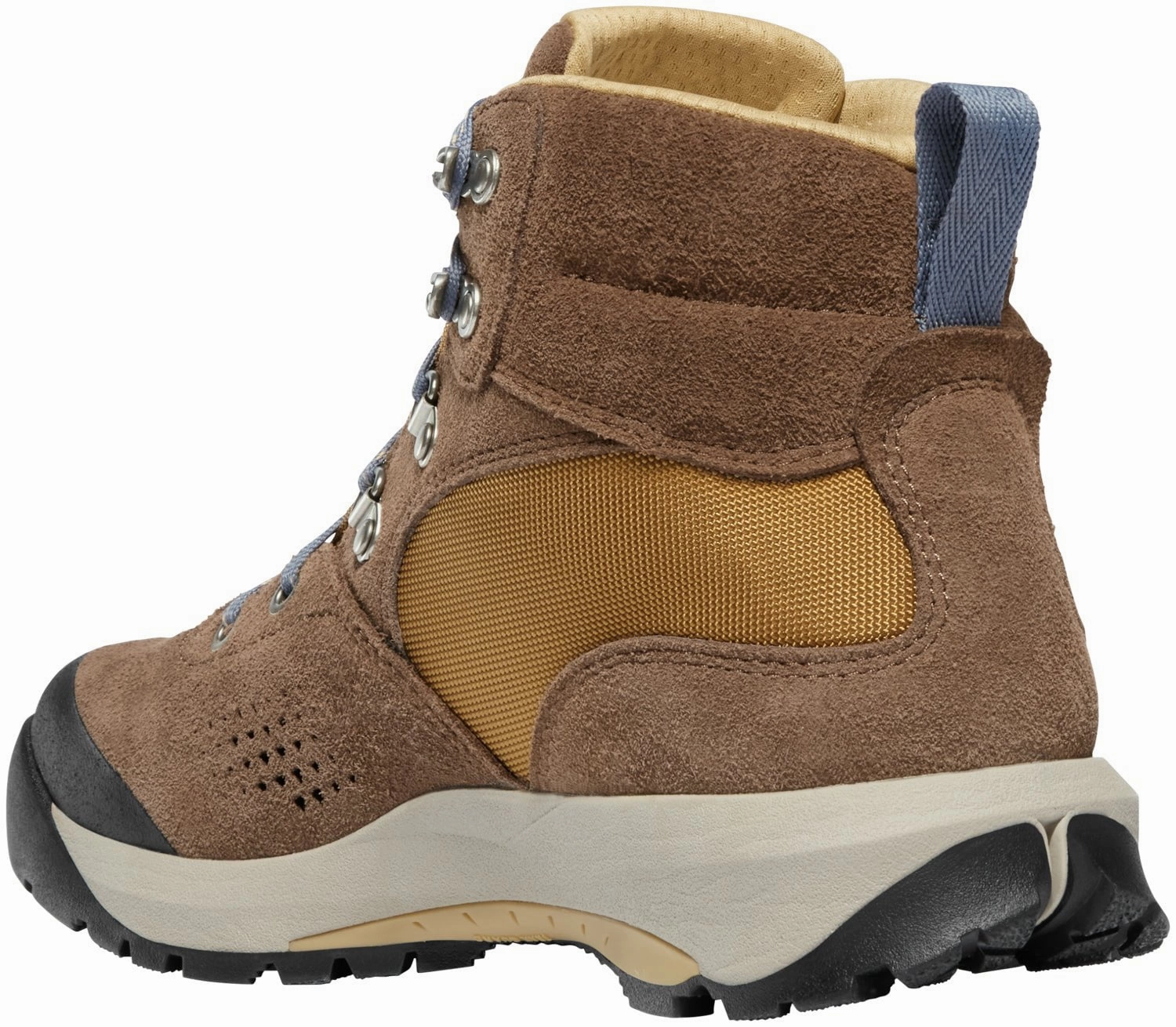 Creek Hiking Shoes Danner Womens Inquire Mid Pinecone Brown/Prairie Sand Suede Hiking Boots