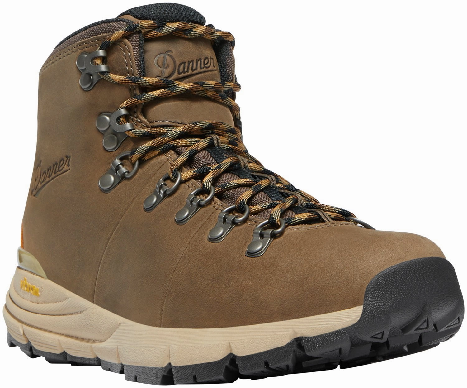 Danner Womens Mountain 600 Leaf GTX Choc Chip/Roasted Pecan Leather Hiking Boots Hiking Shoes Water