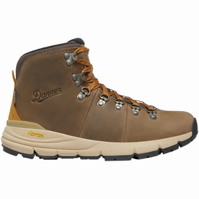 Danner Womens Mountain 600 Leaf GTX Choc Chip/Roasted Pecan Leather Hiking Boots Waterproof Hiking Shoes For Nearby
