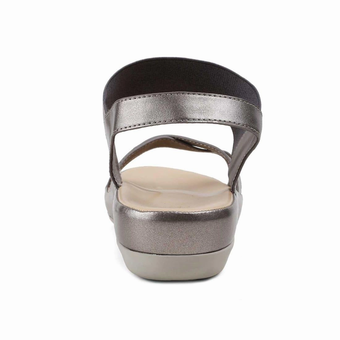 The South Pewter Women's Casual Wedge Sandals Tresmode Light Sandals