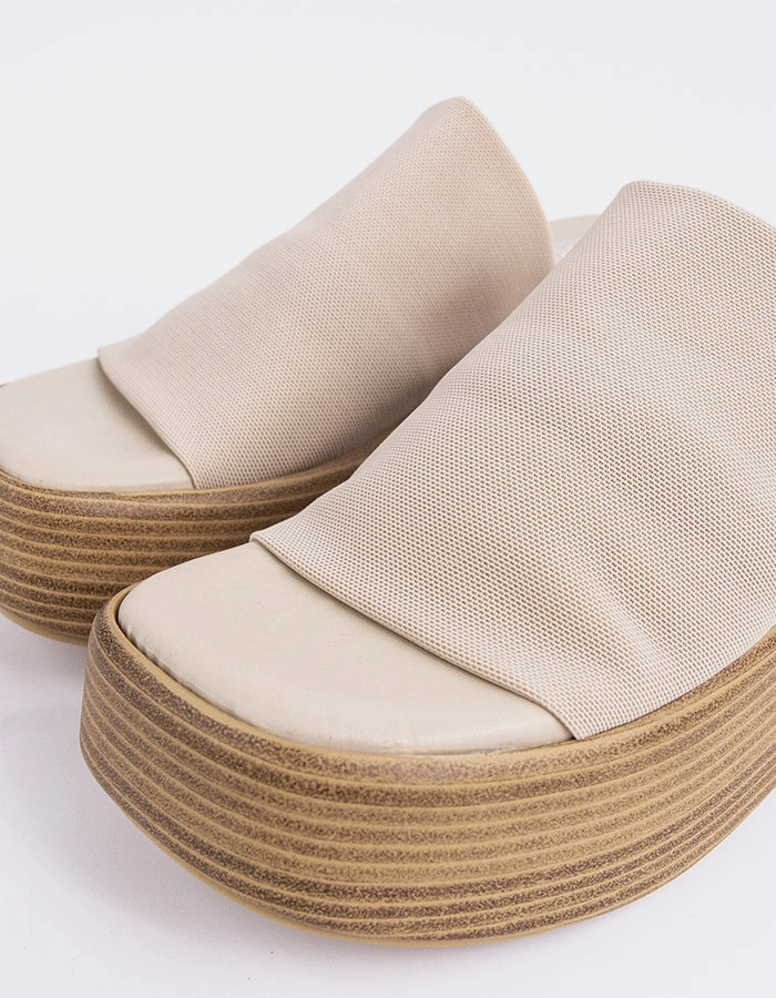 Dory Cream Lycra Custom Made Sandals