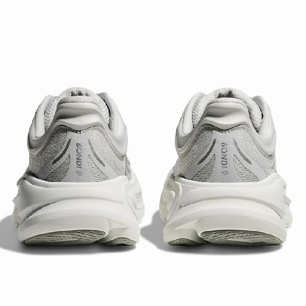 Popular Shoes Womens Hoka Bondi 9 Extra Wide in Stardust/Silver