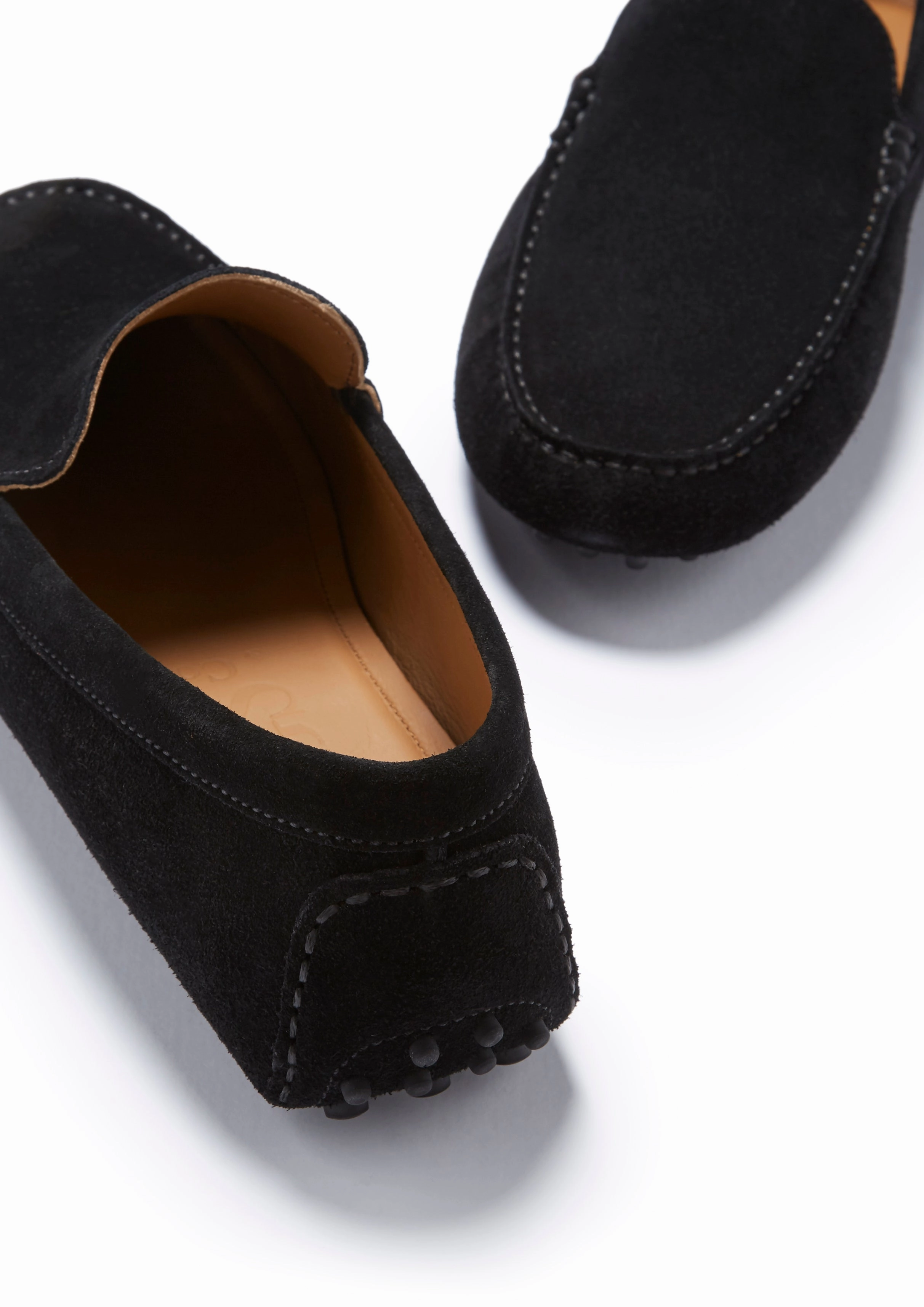 Driving Loafers, black suede Unisa Loafers