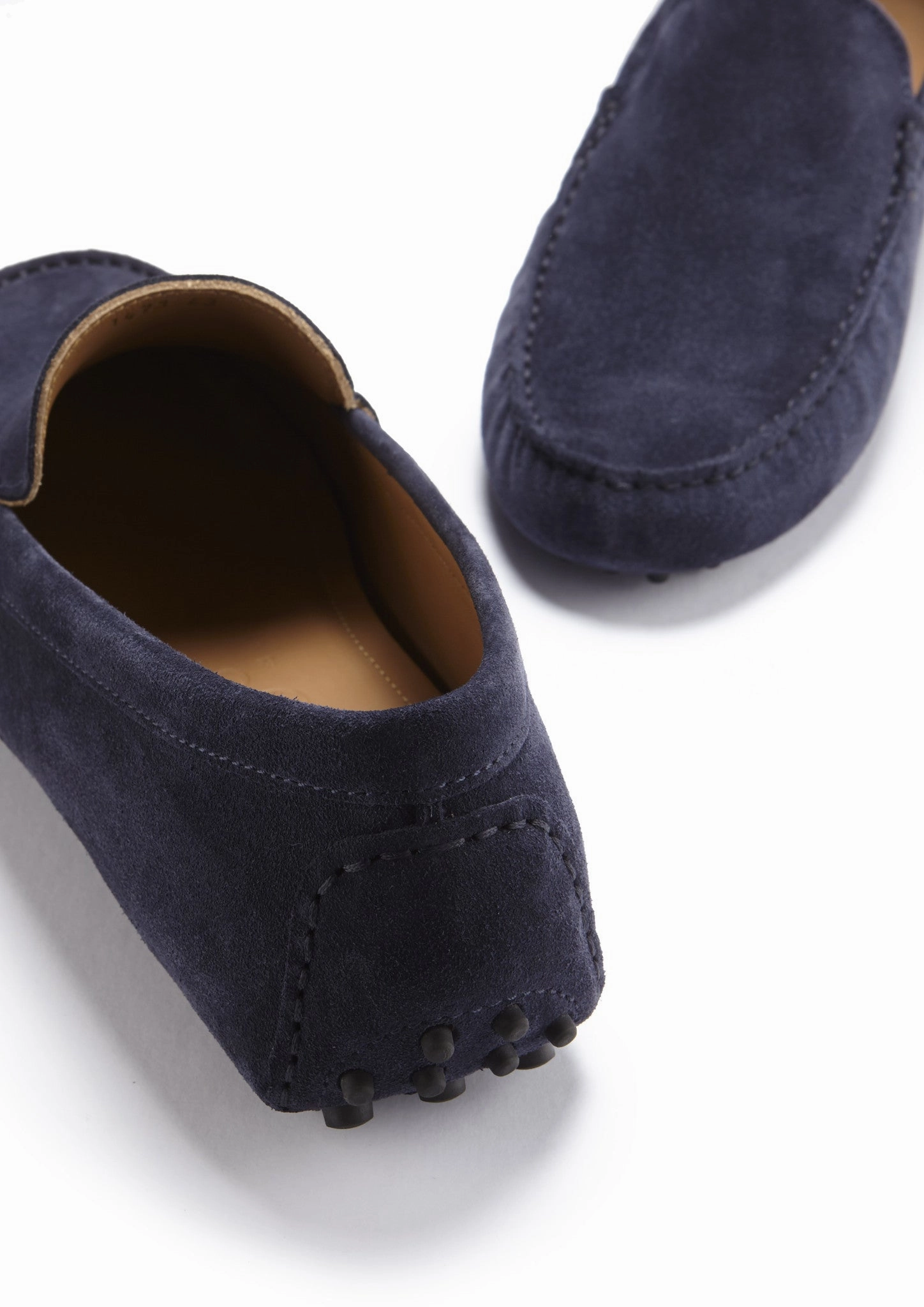 Driving Loafers, navy blue suede Ugly Loafers