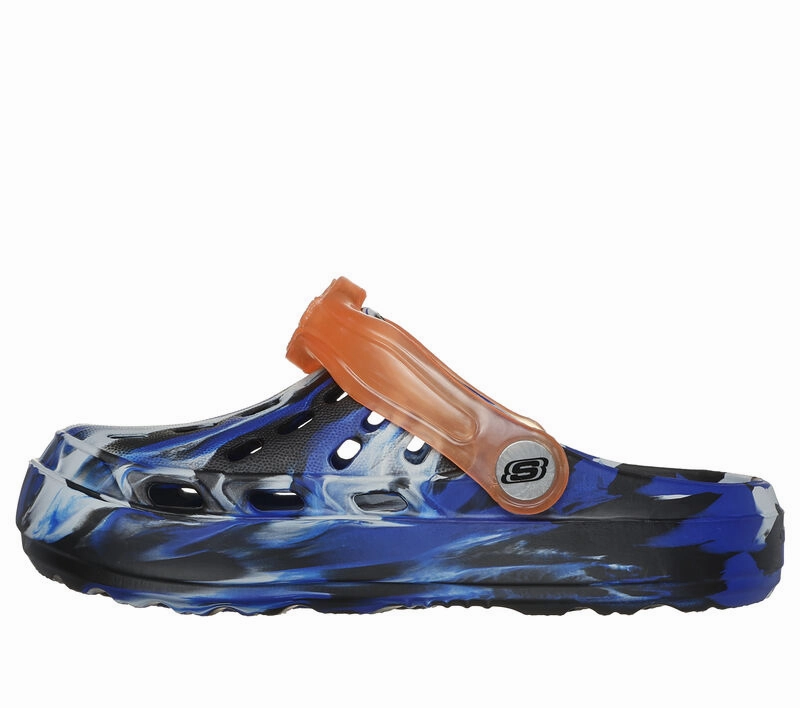 Foamies by Skechers Swifters Transluminator Clog - Blue Golf Shoes Spikeless Waterproof