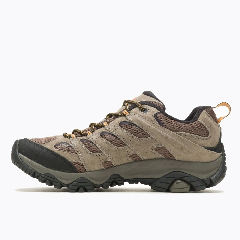 Best Light Trail Hiking Shoes 'Merrell' Men's Moab 3 Low Hiker - Walnut (Wide)