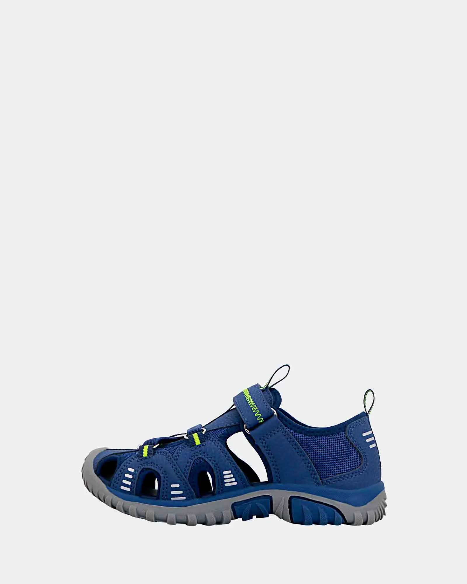 Stretch Leather Climbing Shoes Micro Navy/Lime