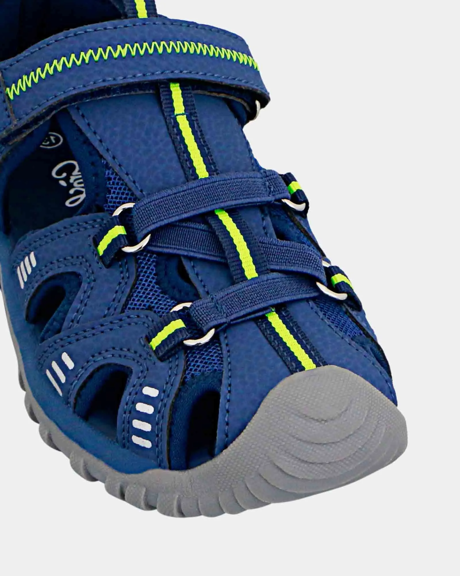 Micro Navy/Lime Madrock Drone Climbing Shoe